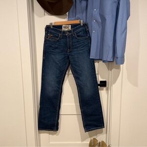 Men’s Ariat Denim Straight Jeans in Deep Blue